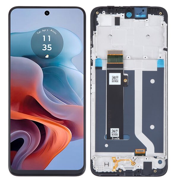 Display with Touch Screen Replacement for Motorola Moto G45 5G - With Frame Original Pulled