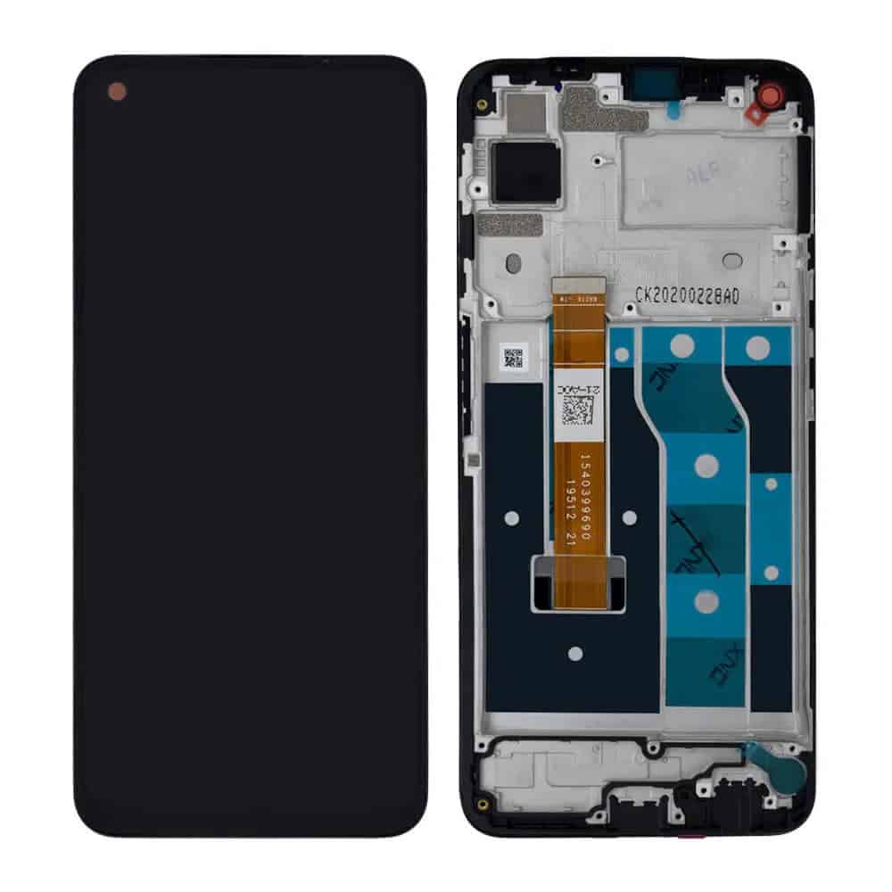 Display with Touch Screen Replacement for Realme 6 With Frame - RMX2001