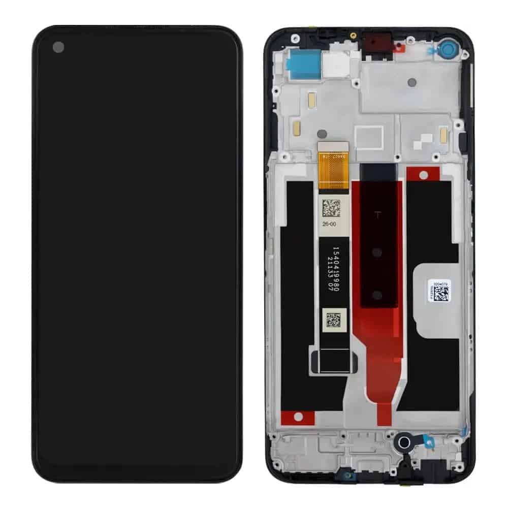 Display with Touch Screen Replacement for Realme 8s 5G With Frame - RMX3381