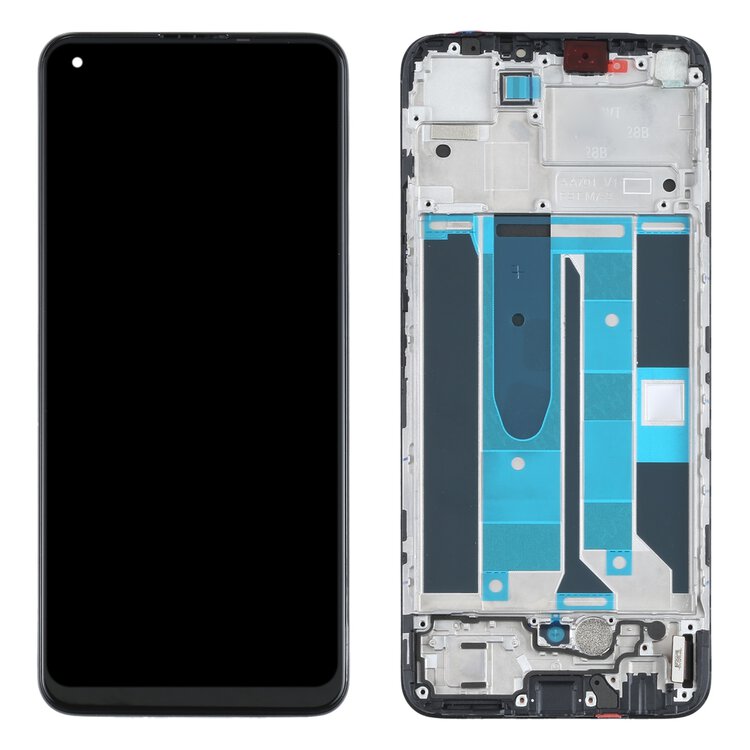 Display with Touch Screen Replacement for Realme 8 4G With Frame - RMX3085