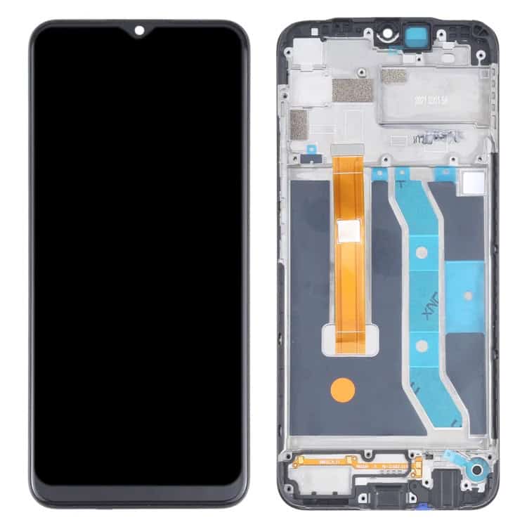 Display with Touch Screen Replacement for Realme C11 With Frame - RMX2185