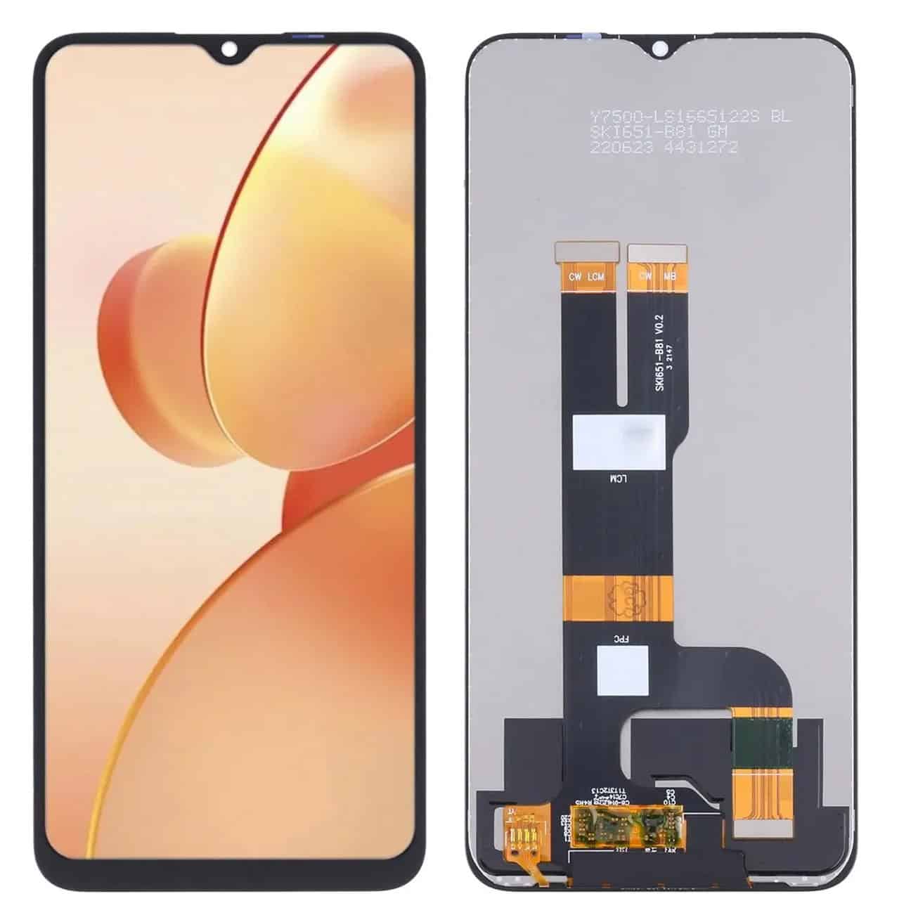 Display with Touch Screen Replacement for Realme C31 - RMX3501