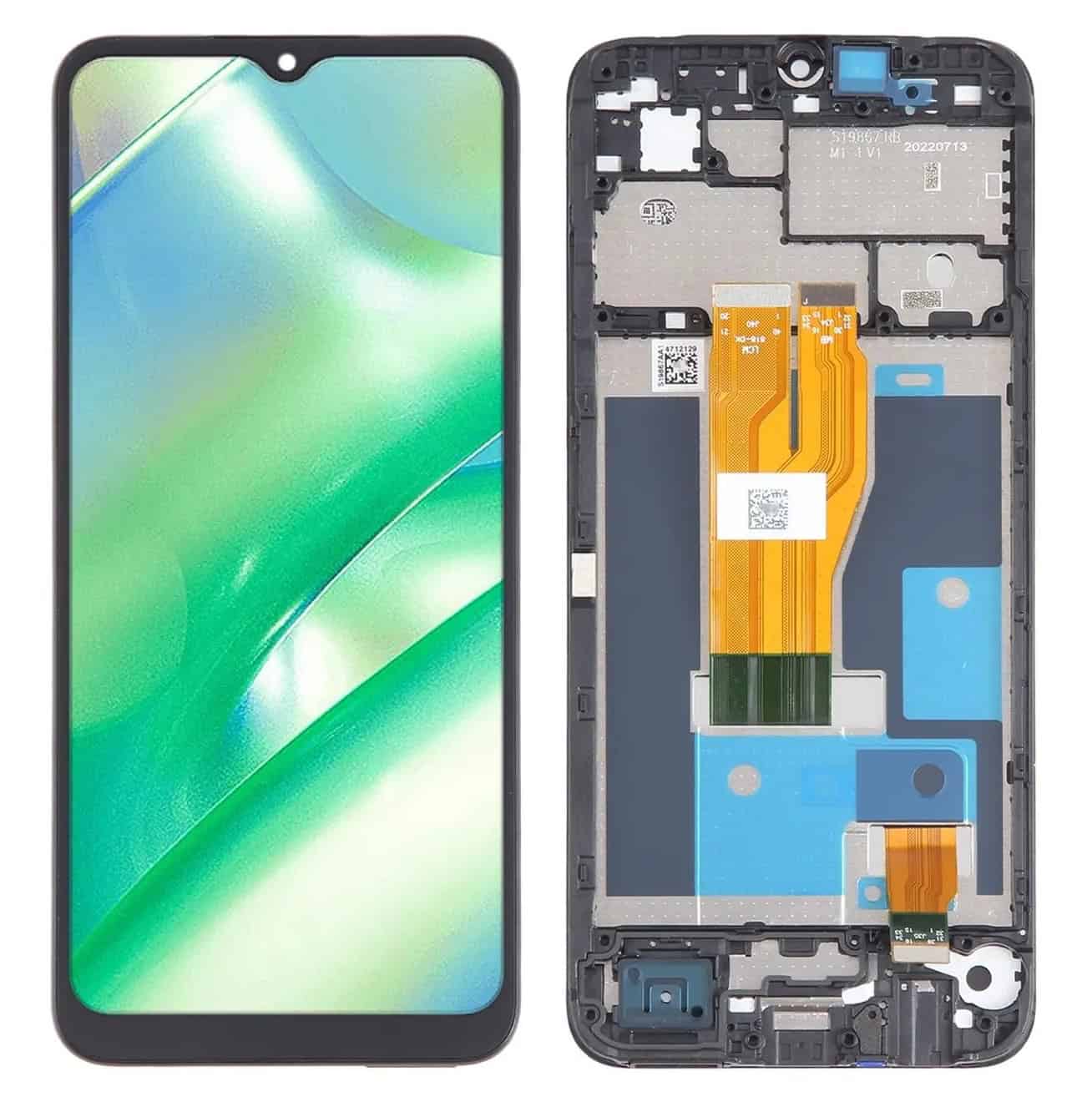 Display with Touch Screen Replacement for Realme C33 2023 With Frame - RMX3627