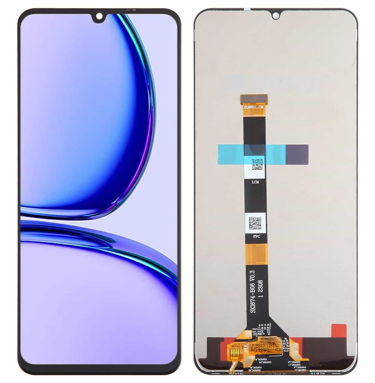 Display with Touch Screen Replacement for Realme C51 - RMX3830