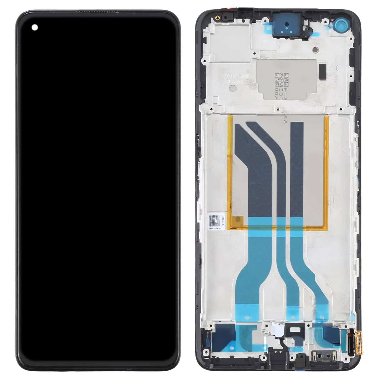 Display with Touch Screen Replacement for Realme GT 2 With Frame - RMX3312