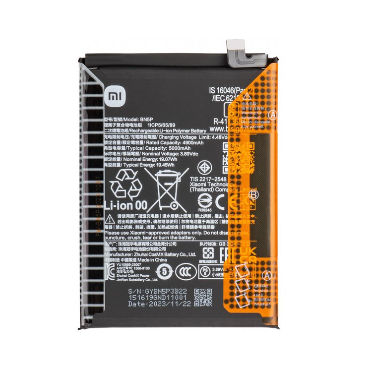 Original Xiaomi Redmi Note 13 5G Battery Replacement Price in India Chennai