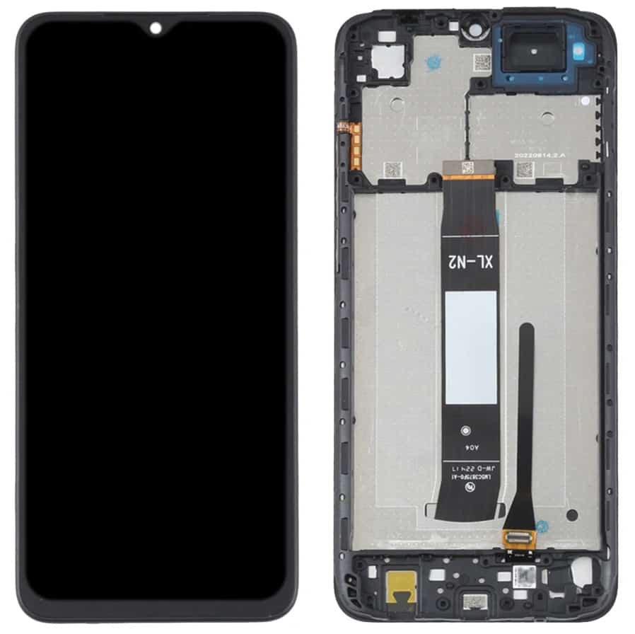 Display with Touch Screen Replacement for Poco C50 - Original with Frame