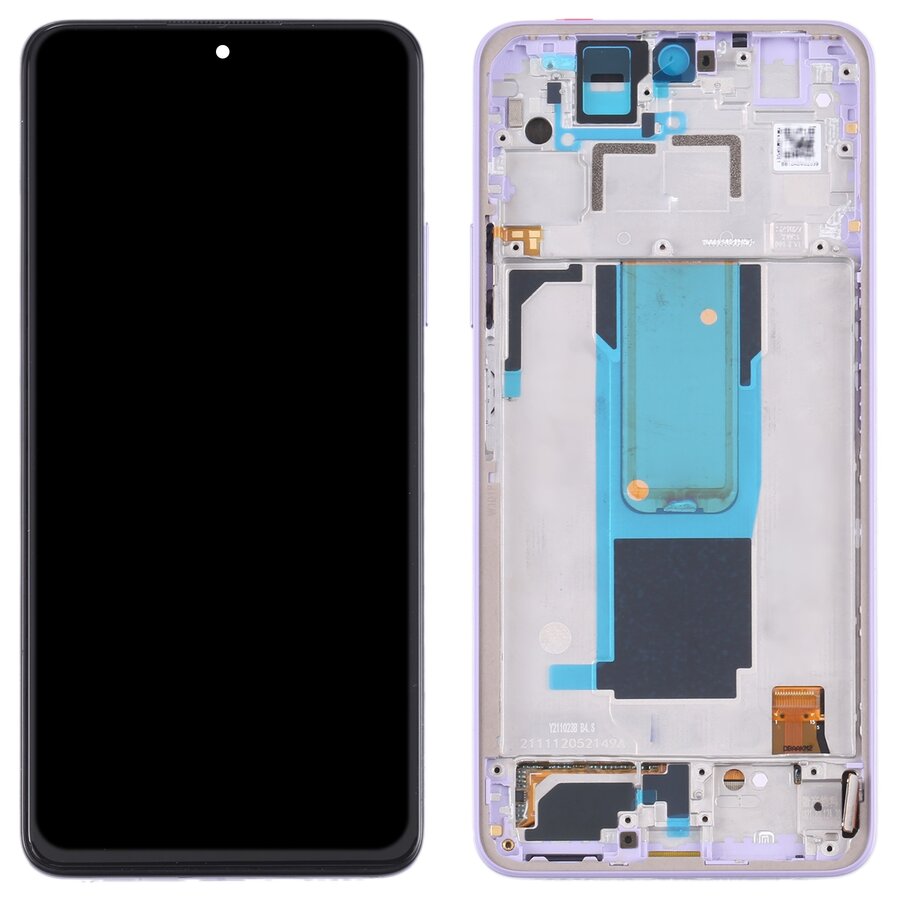 Display with Touch Screen Replacement for Xiaomi 11i 5G - Original With Frame Purple