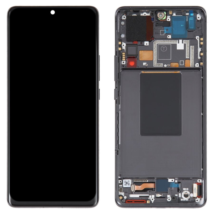 Display with Touch Screen Replacement for Xiaomi 12 Pro 5G - With Frame Black