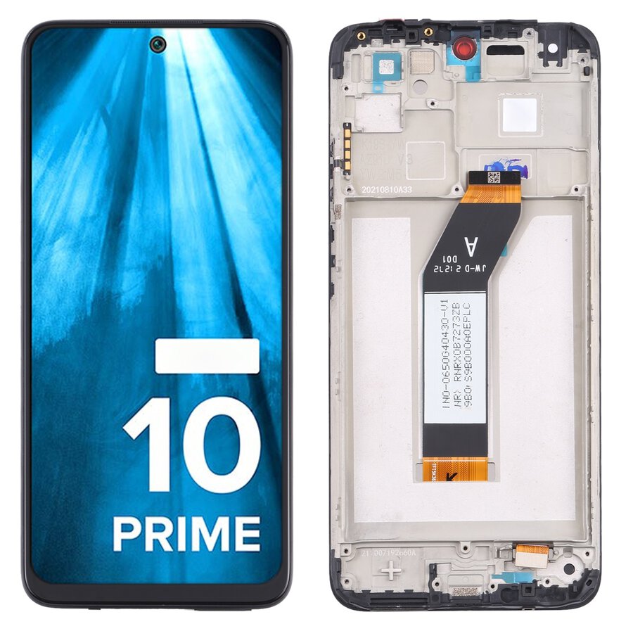 Display with Touch Screen Replacement for Xiaomi Redmi 10 Prime - Original With Frame