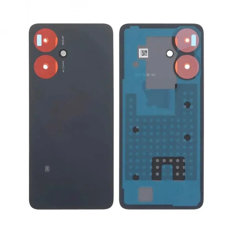 Xiaomi Redmi 13C 5G Back Panel Glass Replacement in India Chennai - Black