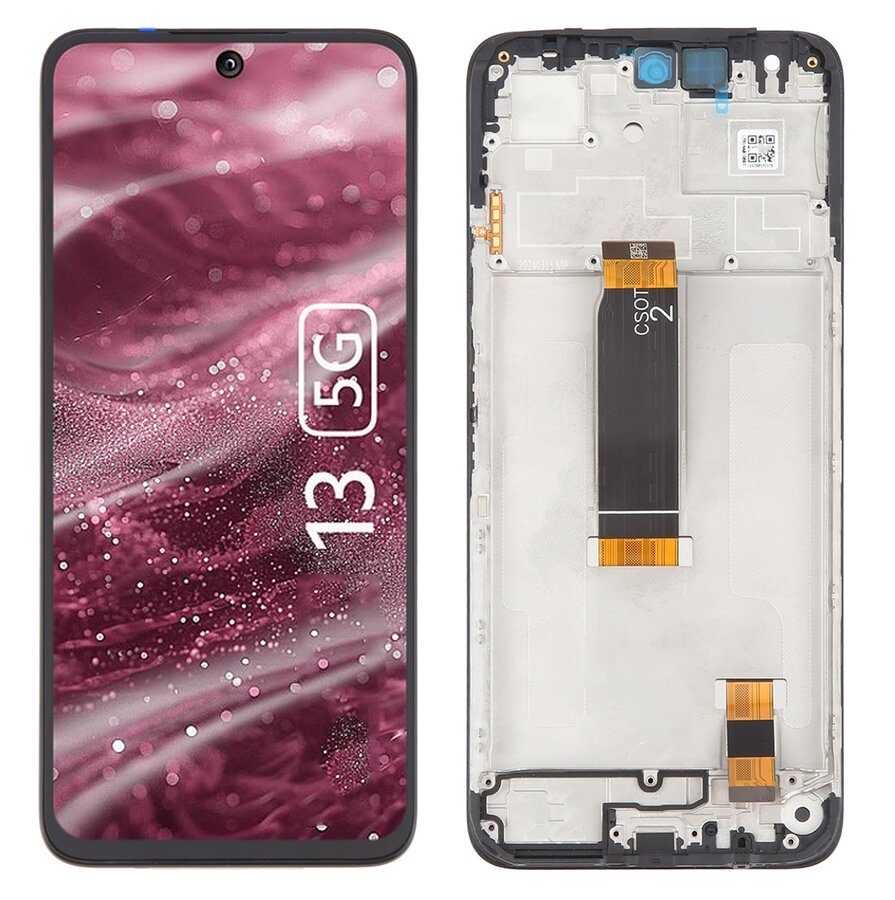 Display with Touch Screen Replacement for Xiaomi Redmi 13 5G - Original With Frame