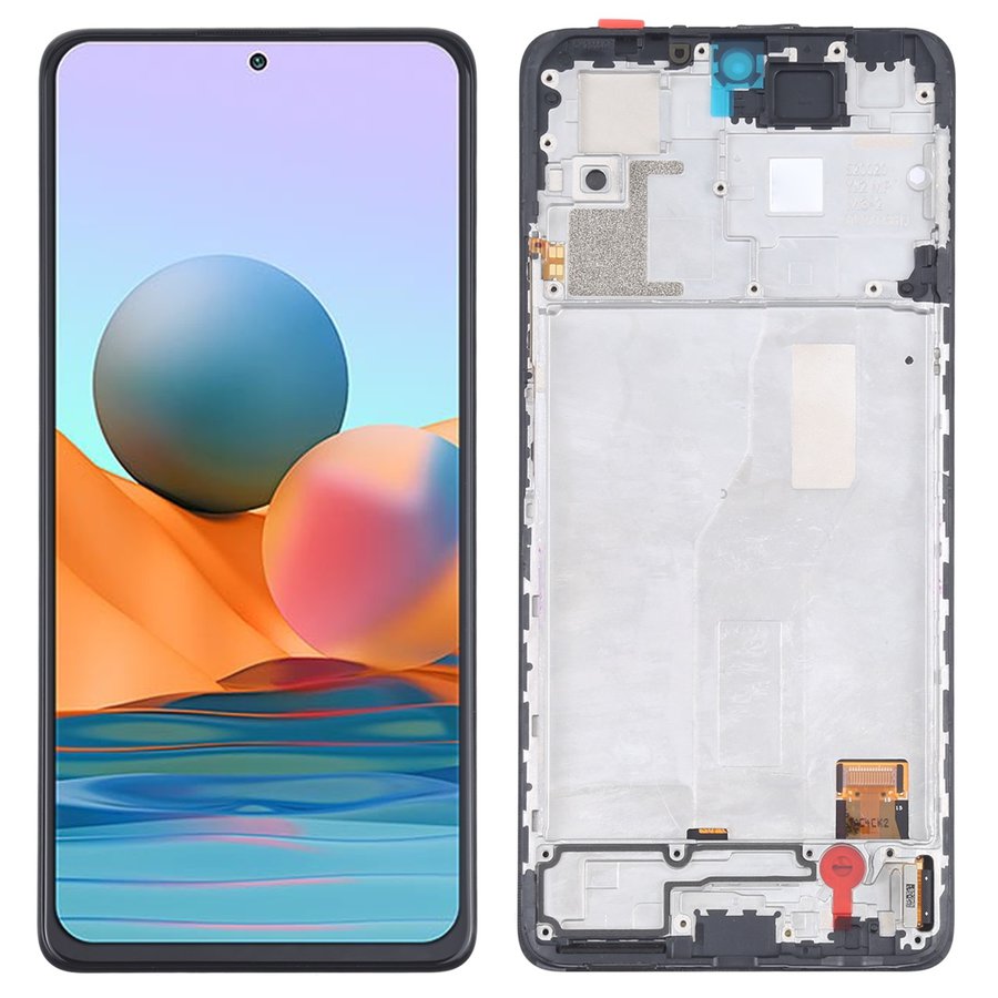 Display with Touch Screen Replacement for Xiaomi Redmi Note 10 Pro Max - Original With Frame