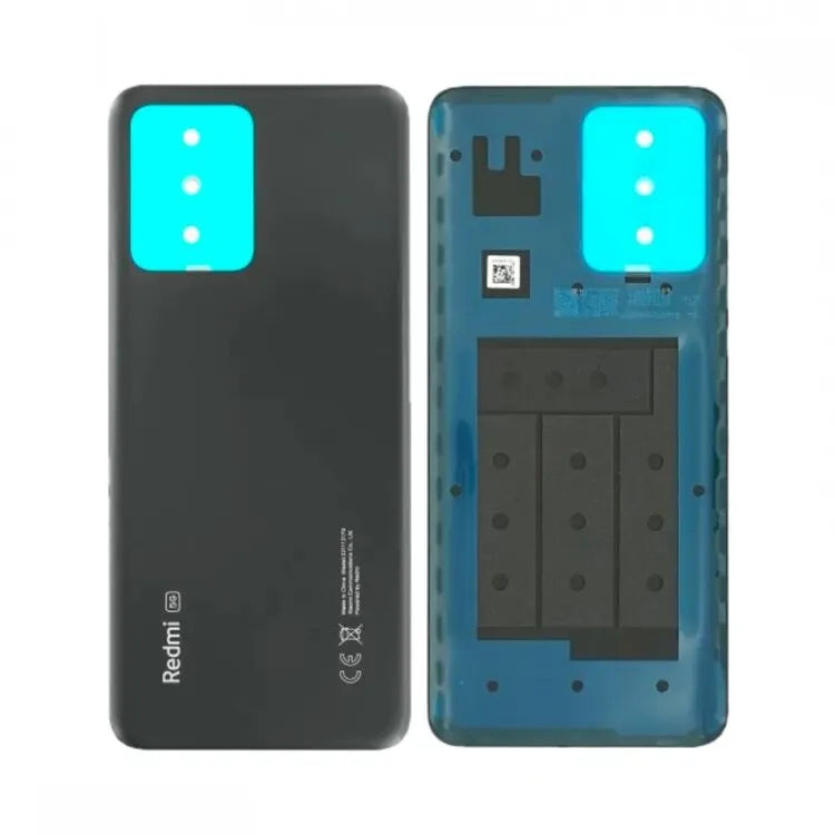 Xiaomi Redmi Note 12 5G Back Panel Glass Replacement in India Chennai - Black