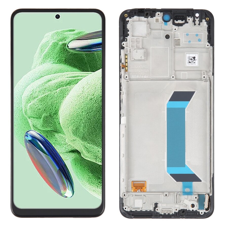 Display with Touch Screen Replacement for Xiaomi Redmi Note 12 5G - Original With Frame