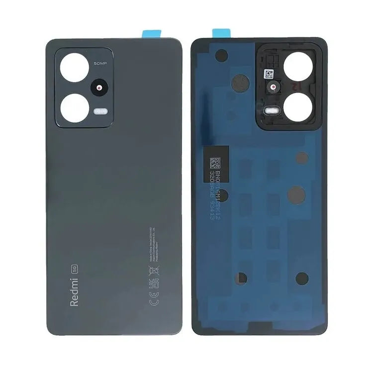 Xiaomi Redmi Note 12 Pro 5G Back Panel Glass Replacement in India Chennai - Black