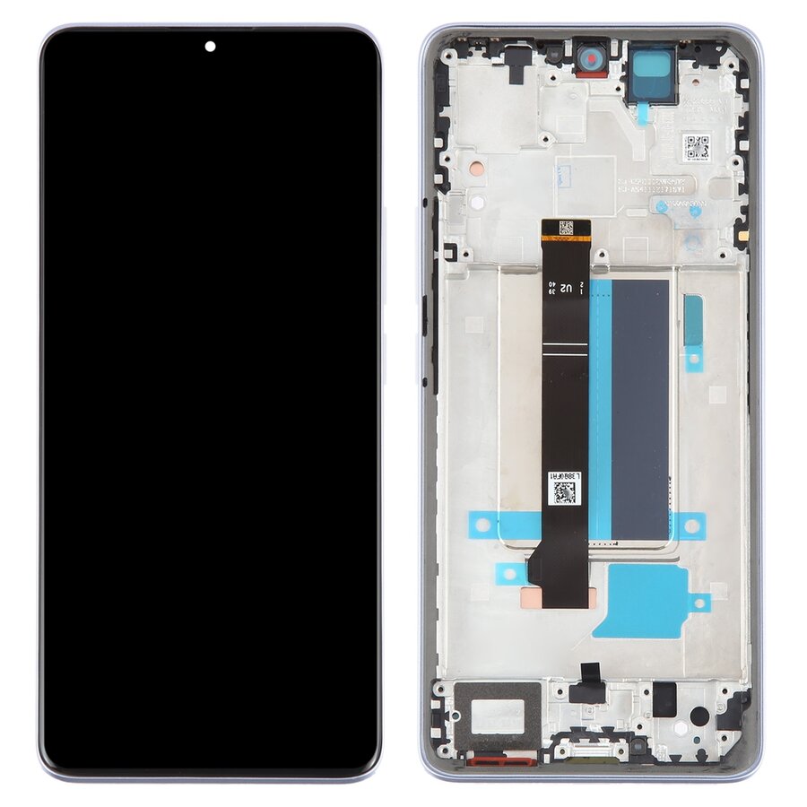 Display with Touch Screen Replacement for Xiaomi Redmi Note 13 Pro Plus - Original With Frame Purple