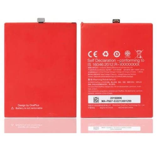 Battery Replacement for OnePlus X BLP607