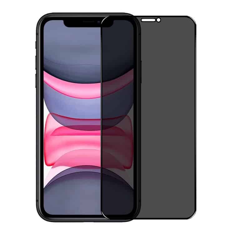 Apple iPhone 11 Privacy Full Glue Silk Tempered Glass Film - 1