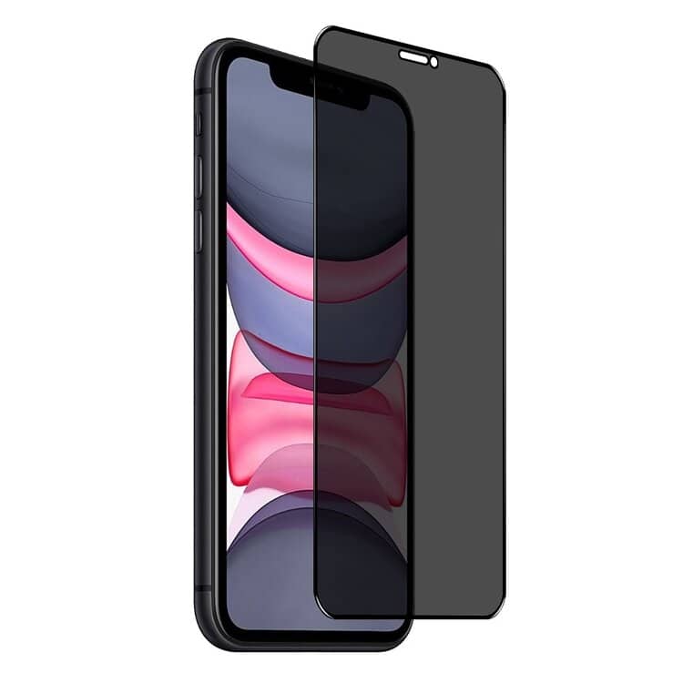 Apple iPhone 11 Privacy Full Glue Silk Tempered Glass Film - 2