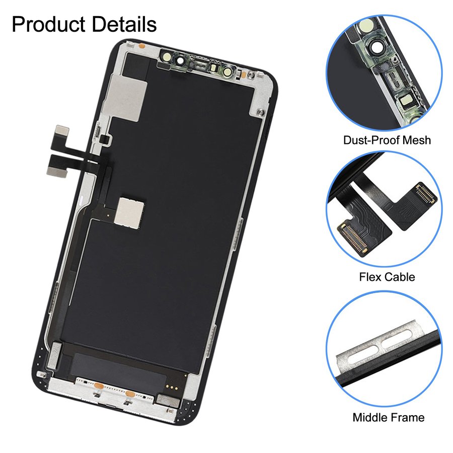 Apple iPhone 11 Pro Max Display and Touch Screen Combo Replacement Price in India Chennai OLED - 2