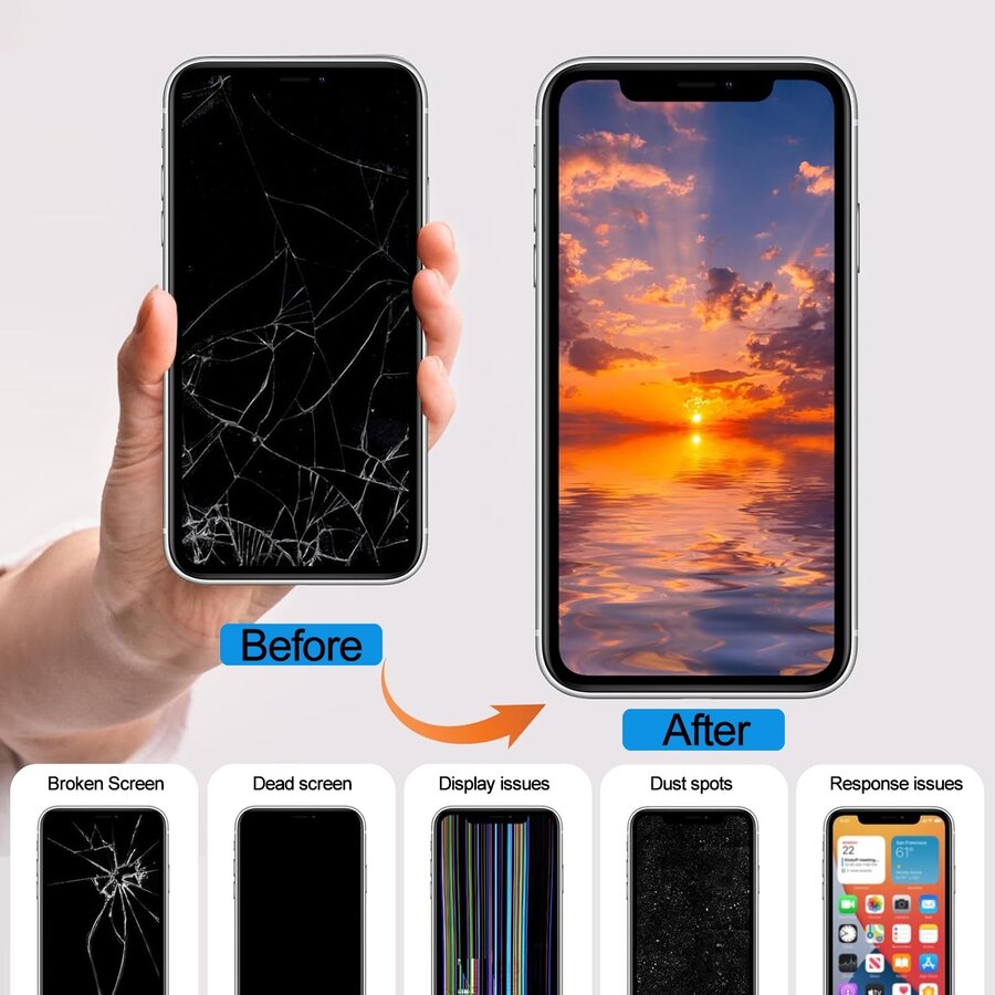 Apple iPhone 14 Pro Max Display and Touch Screen Combo Replacement Price in India Chennai OLED - 7