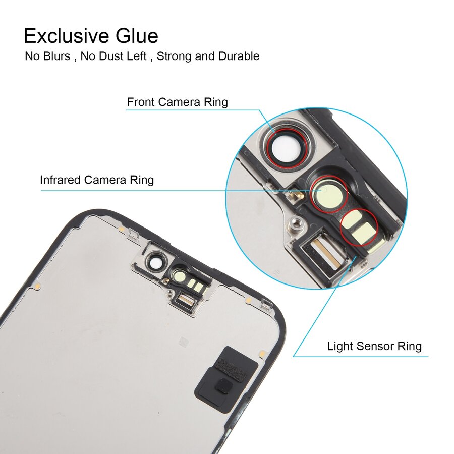 Apple iPhone 15 Display and Touch Screen Combo Replacement Price in India Chennai Original - 5