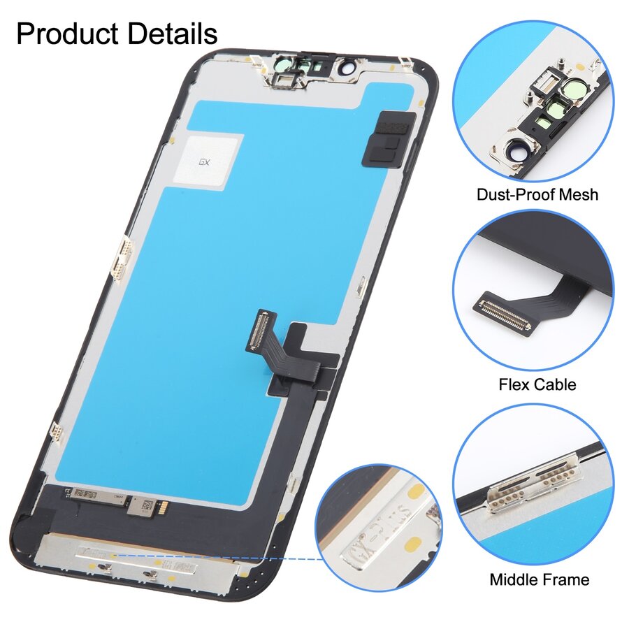 Display with Touch Screen for Apple iPhone 14 Plus (OLED)