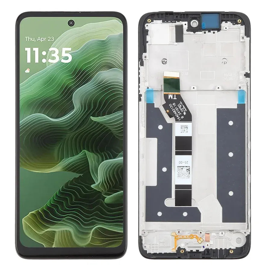Motorola Moto G35 5G Display and Touch Screen Combo Replacement Cost in Chennai India - With Frame - XT2433-3