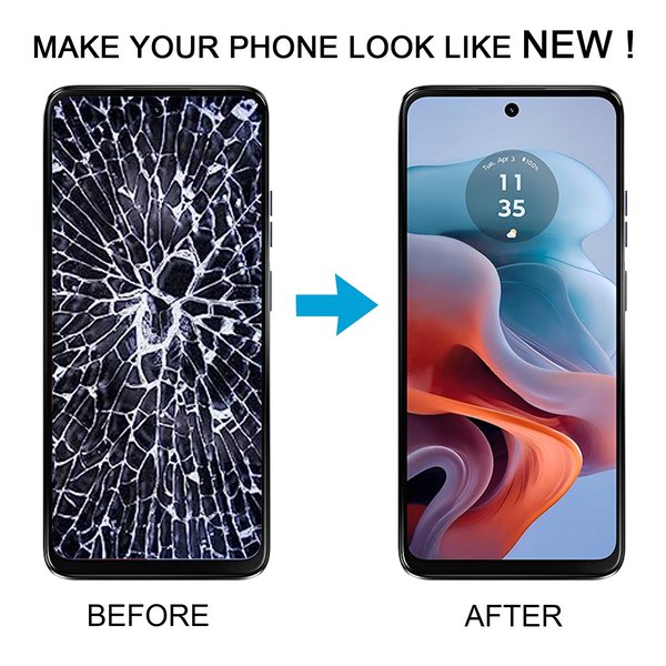 Display with Touch Screen Replacement for Motorola Moto G45 5G - With Frame