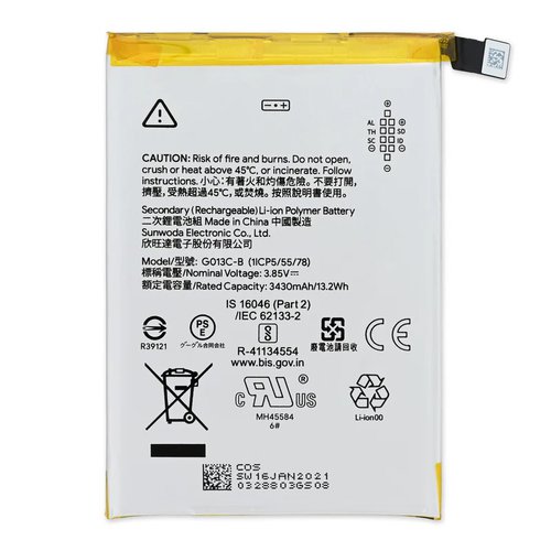 Original Google Pixel 3 XL Battery Replacement Price in India Chennai 