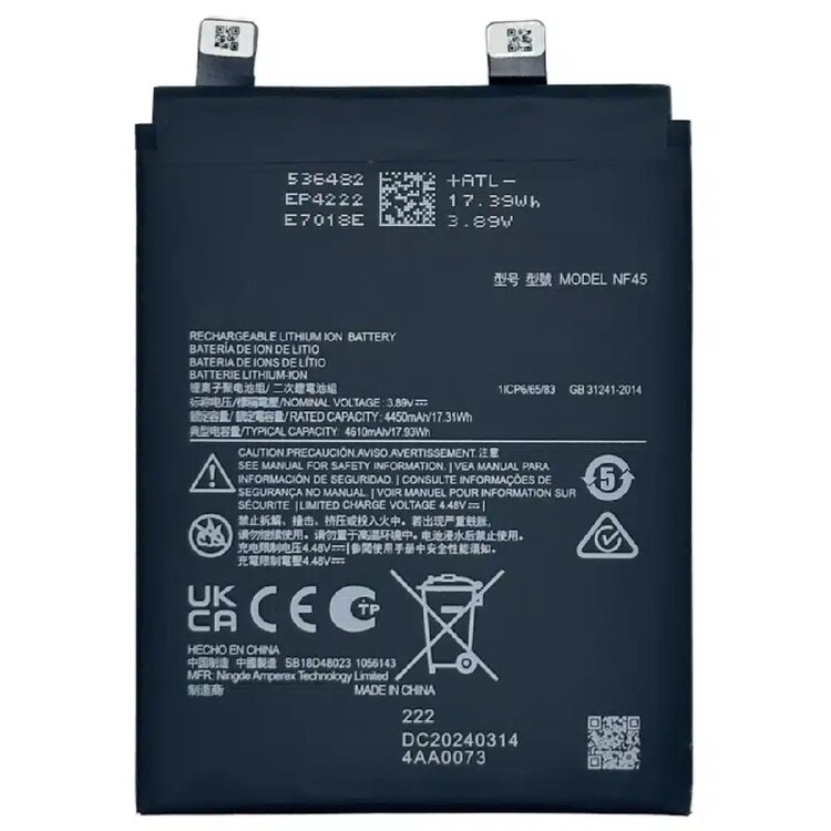 Original Motorola Moto Edge 30 Ultra Battery Replacement Price in India Chennai 