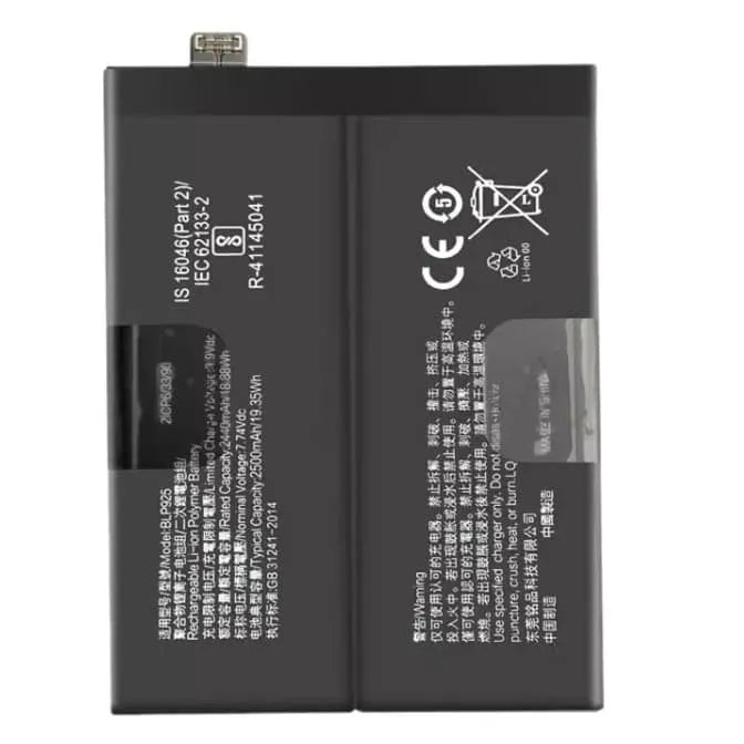 Original OnePlus 10R 5G Battery Replacement Price in Chennai India - BLP925