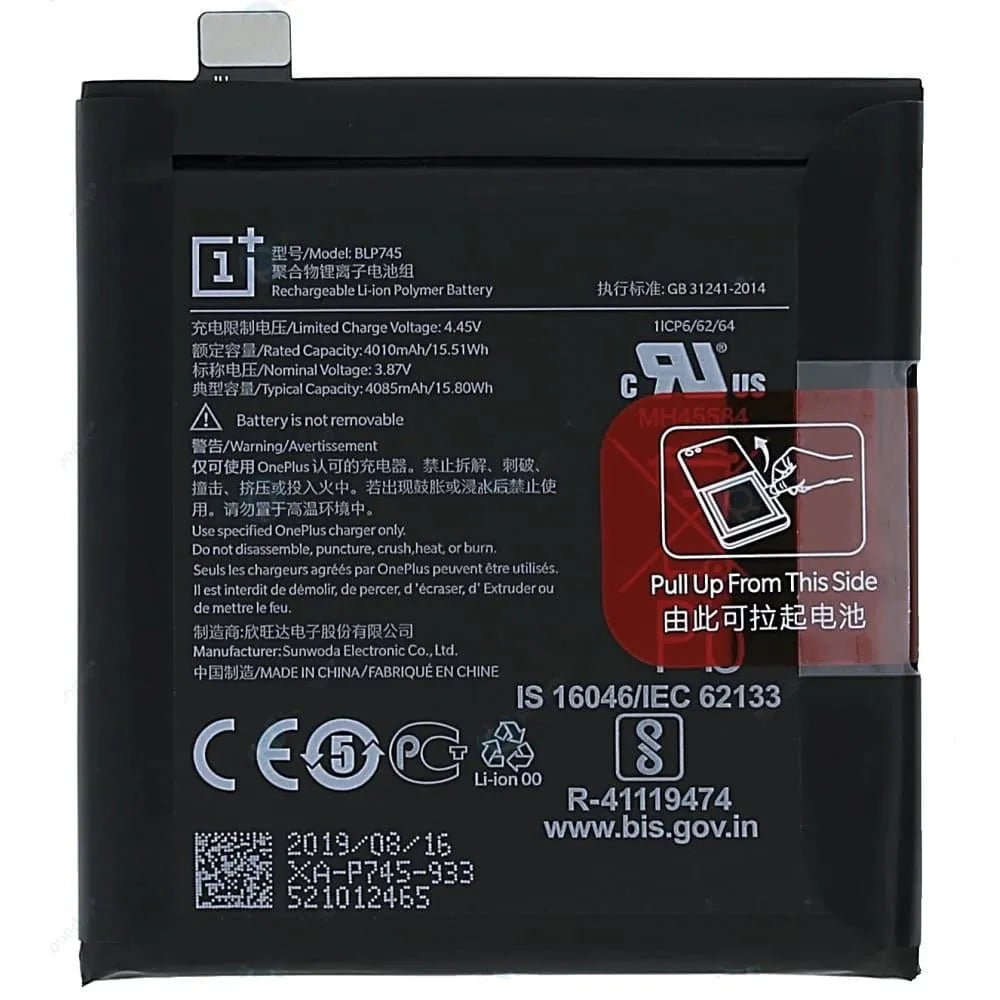 Original OnePlus 7T Pro Battery Replacement Price in Chennai India - BLP745