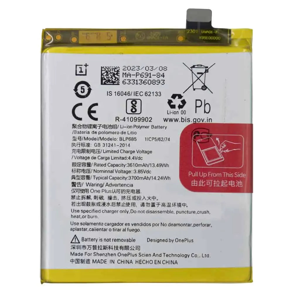 Original OnePlus 7 Battery Replacement Price in Chennai India - BLP685