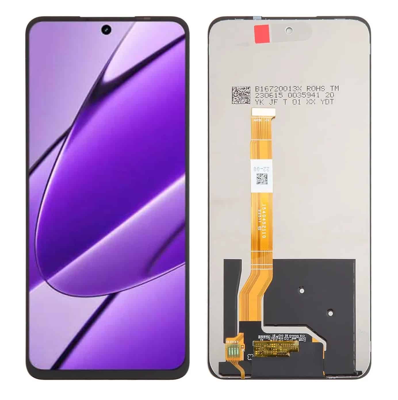 Display with Touch Screen Replacement for Realme 12x 5G - RMX3998