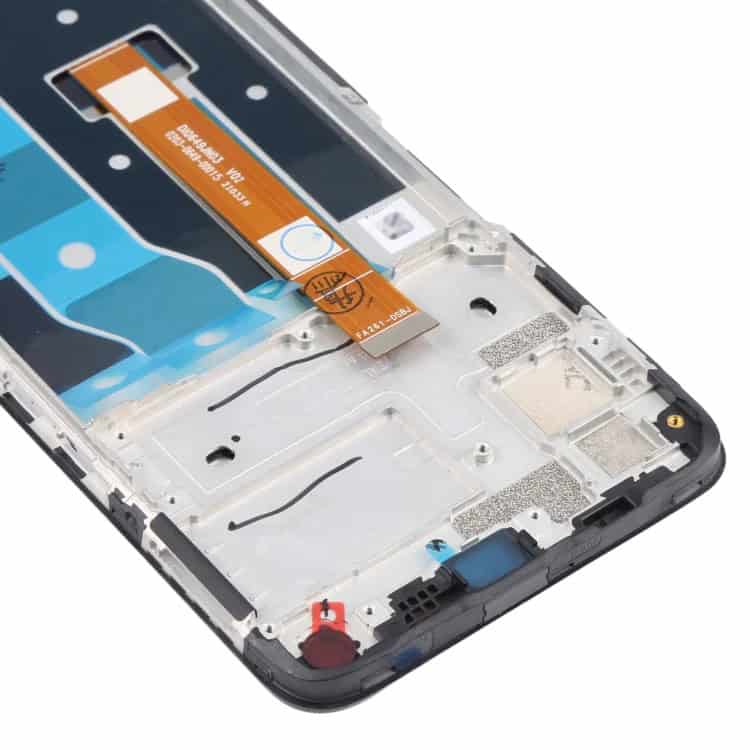 Display with Touch Screen Replacement for Realme 6i With Frame - RMX2002