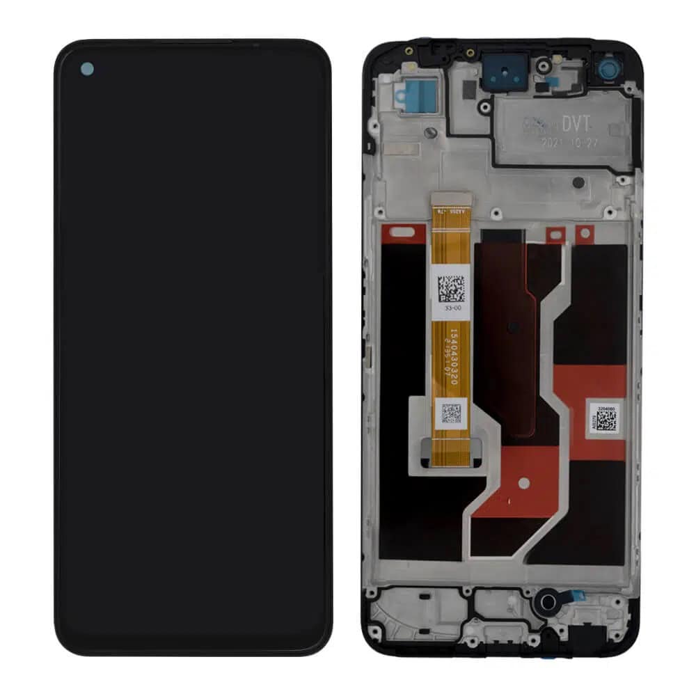 Display with Touch Screen Replacement for Realme 9i With Frame - RMX3491