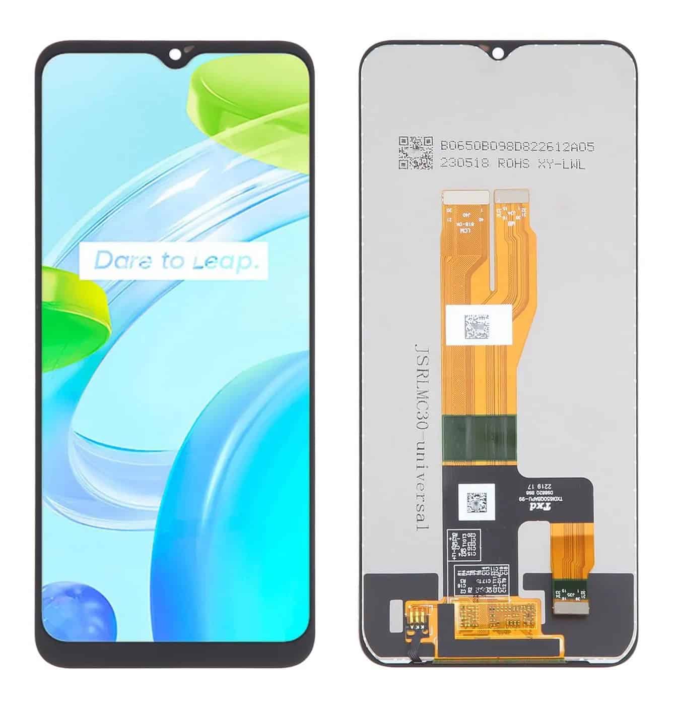 Display with Touch Screen Replacement for Realme C30 - RMX3581
