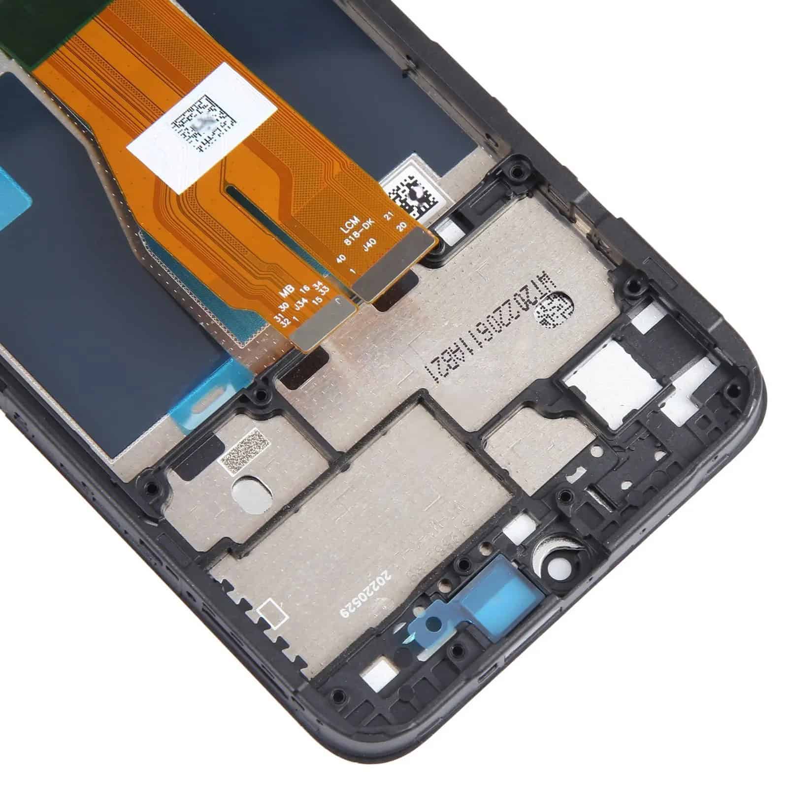 Display with Touch Screen Replacement for Realme C30s With Frame - RMX3690