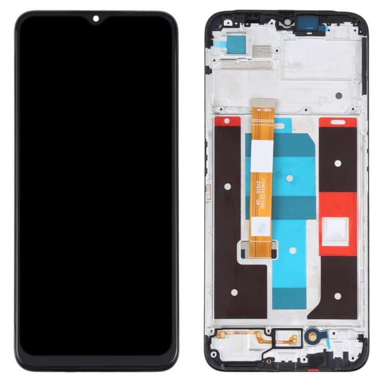 Display with Touch Screen Replacement for Realme C35 With Frame - RMX3511