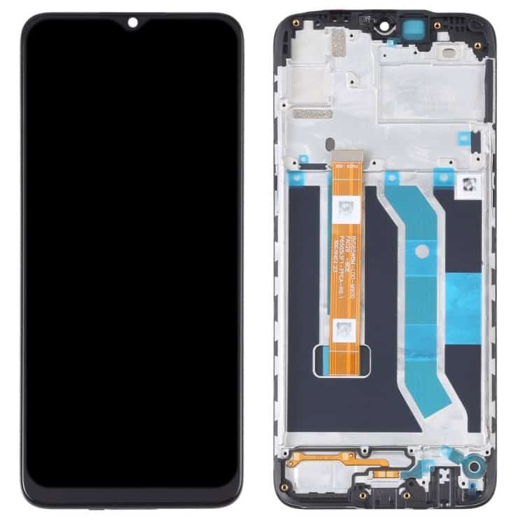Display with Touch Screen Replacement for Realme C3 With Frame - RMX2027