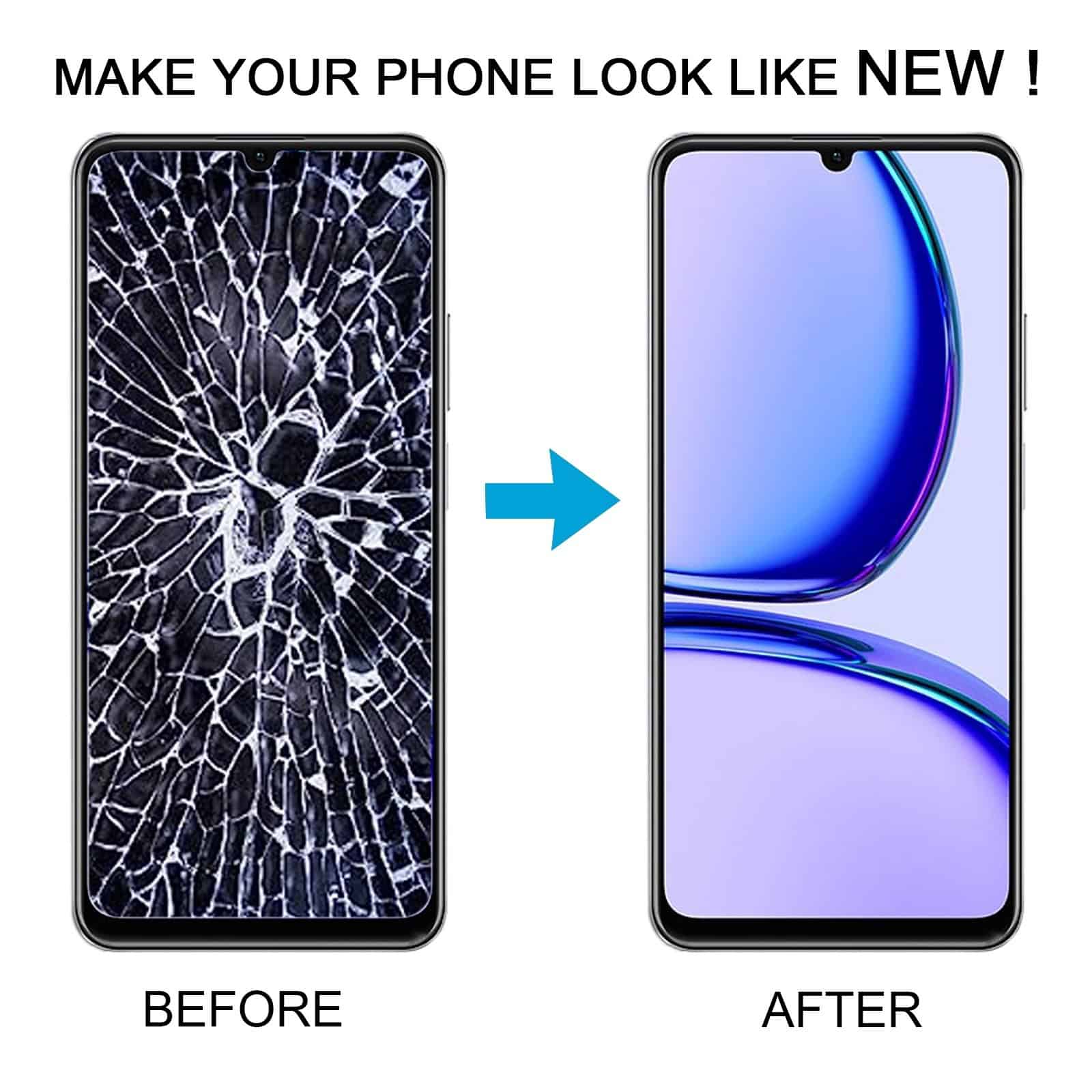 Display with Touch Screen Replacement for Realme C51 - RMX3830