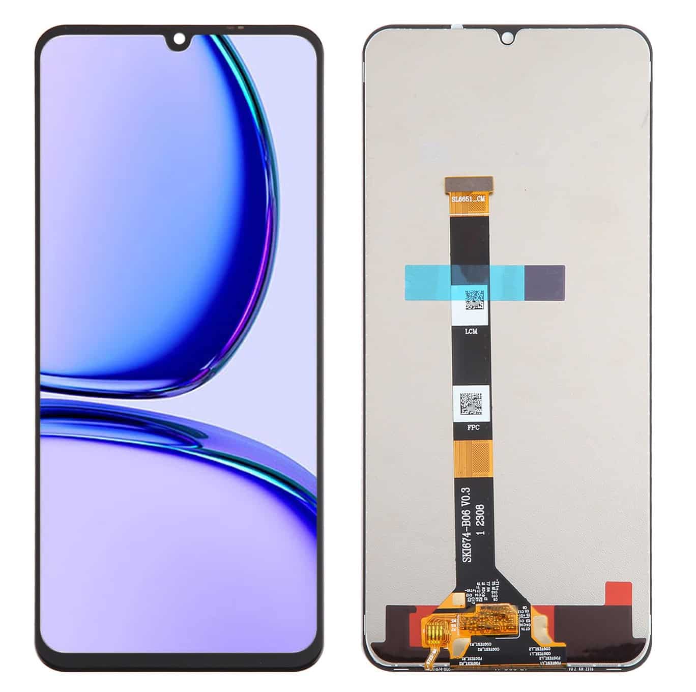 Display with Touch Screen Replacement for Realme C53 - RMX3762