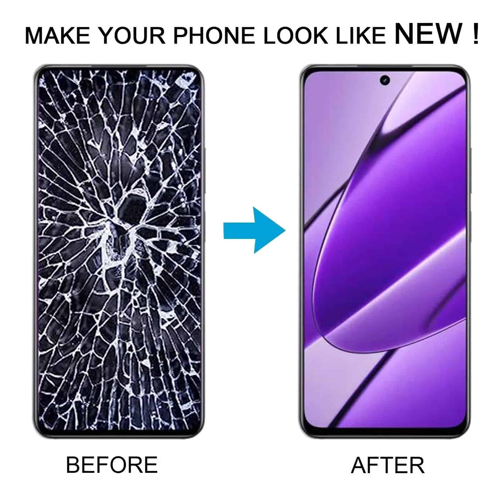 Display with Touch Screen Replacement for Realme C67 5G - RMX3782