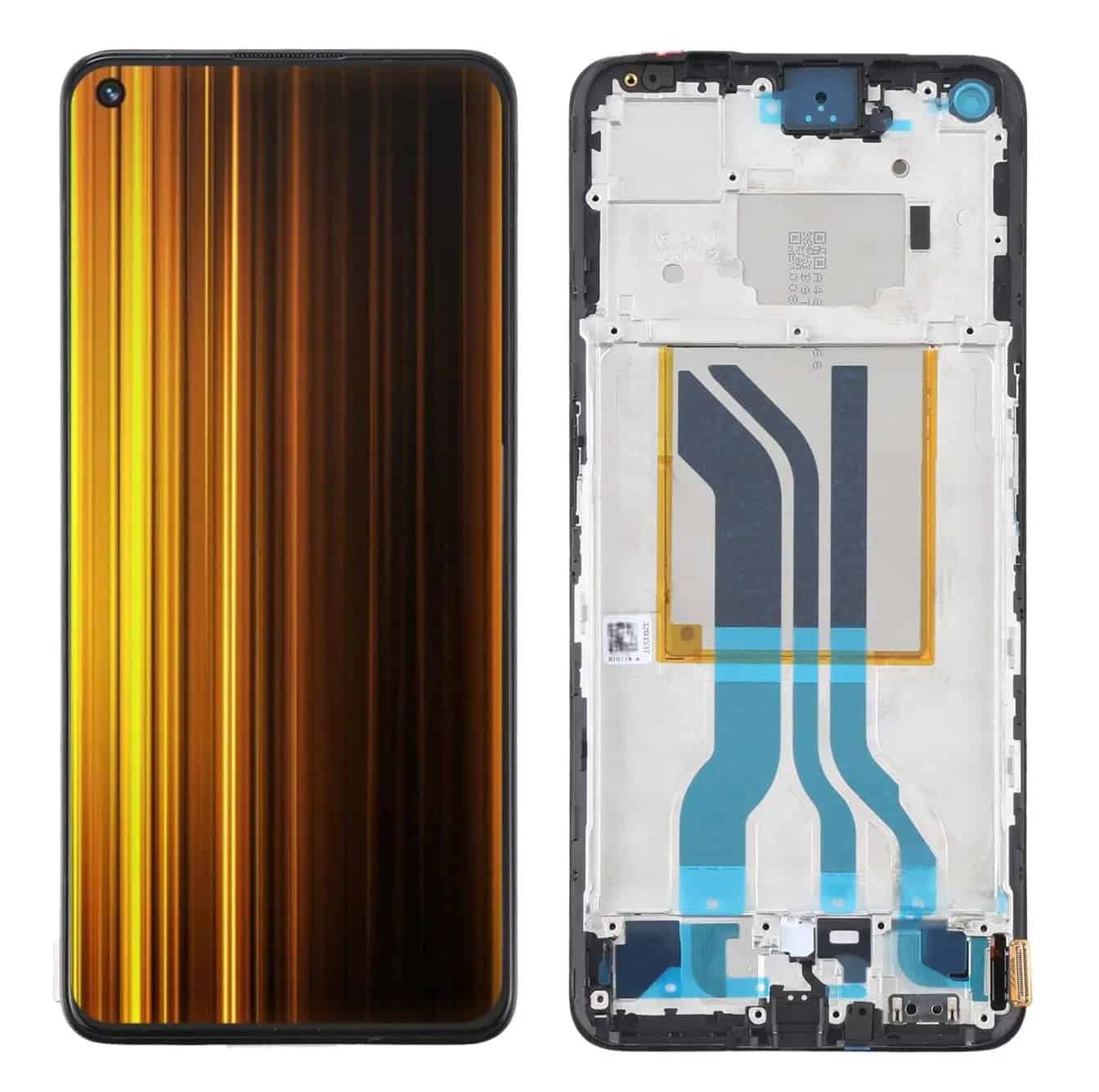 Display with Touch Screen Replacement for Realme GT Neo 3T With Frame - RMX3371