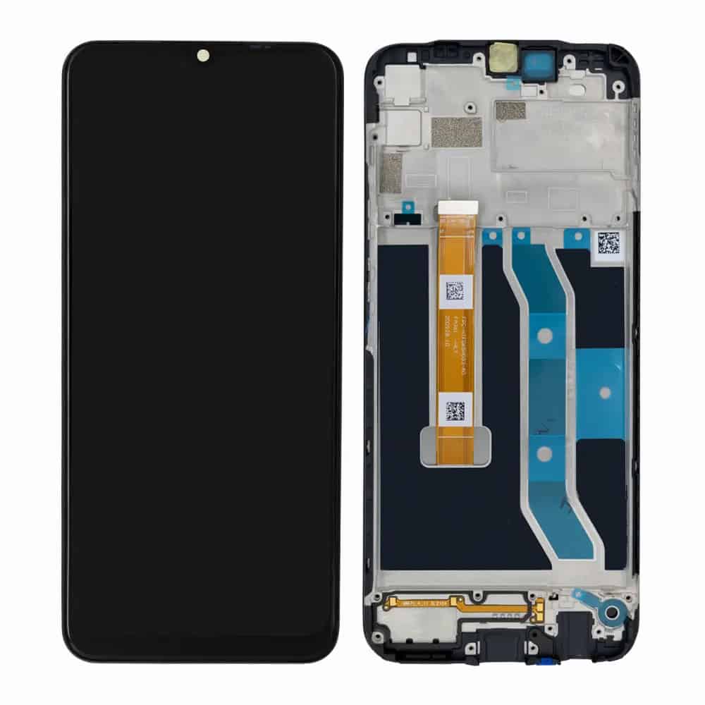Display with Touch Screen Replacement for Realme Narzo 30A With Frame - RMX3171