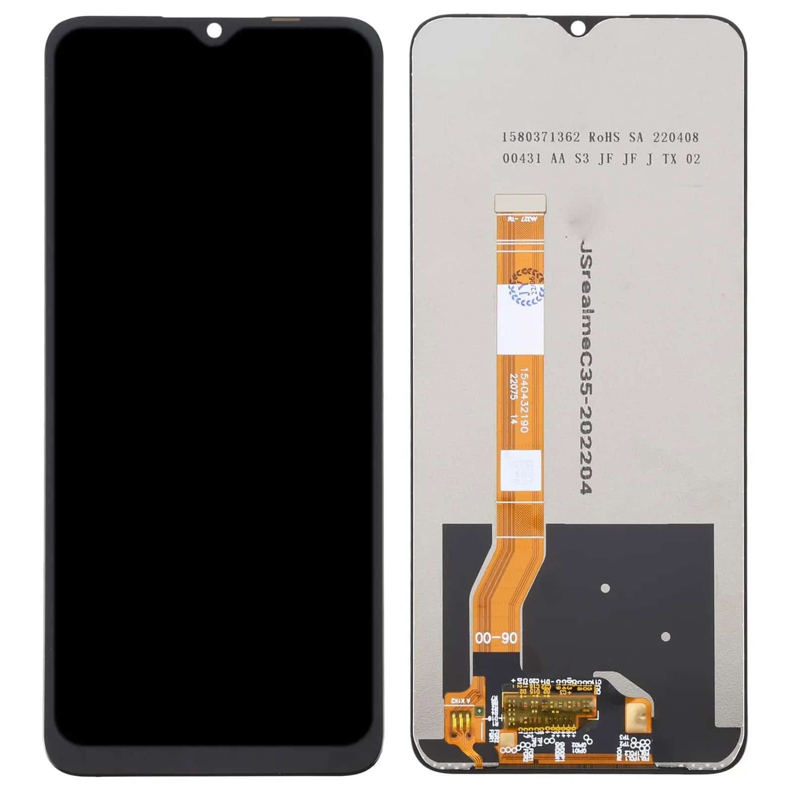 Display with Touch Screen Replacement for Realme Narzo 50A Prime - RMX3516
