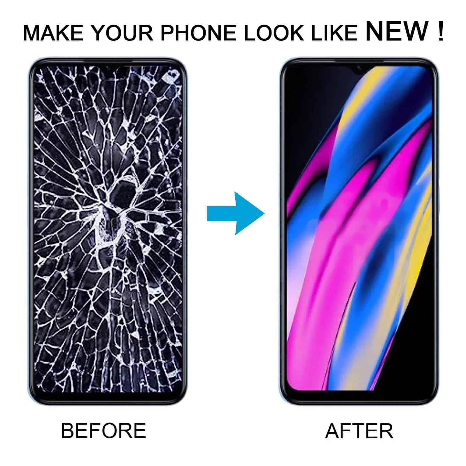 Display with Touch Screen Replacement for Realme Narzo 50A Prime - RMX3516