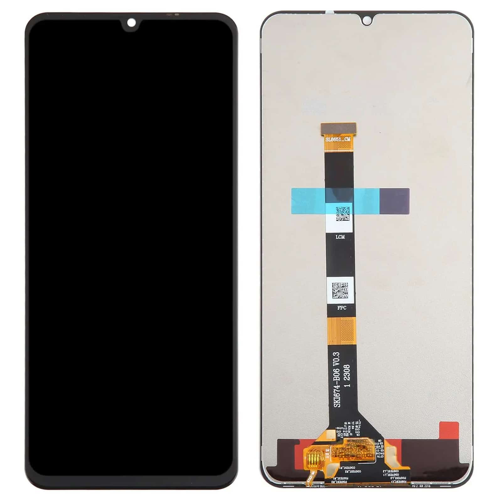 Display with Touch Screen Replacement for Realme Narzo N53 - RMX3761
